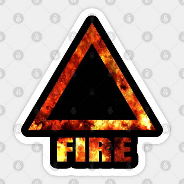 Hermetic Fire Sticker by MercurialMerch